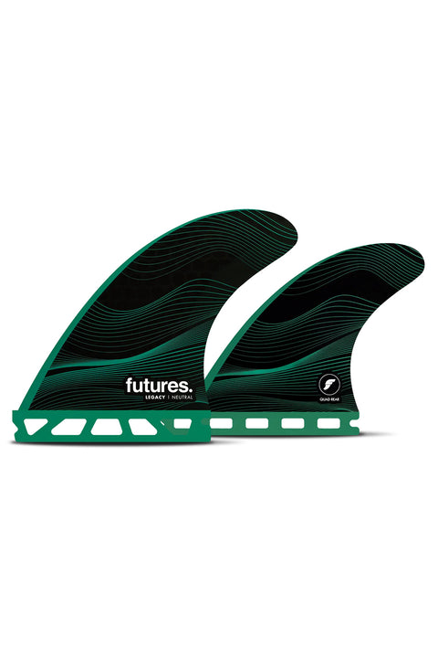 Futures Fins F6 Legacy Quad Fin - Green