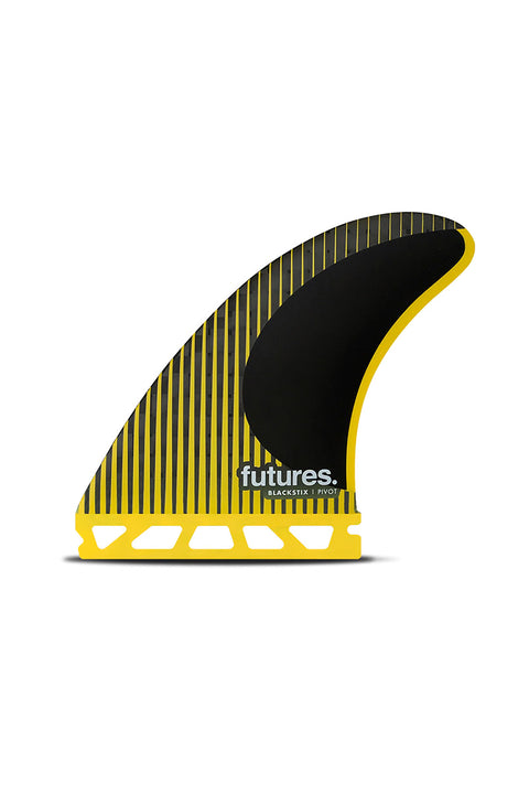 Futures Fins P8 Blackstix Thruster Fin Set - Yellow