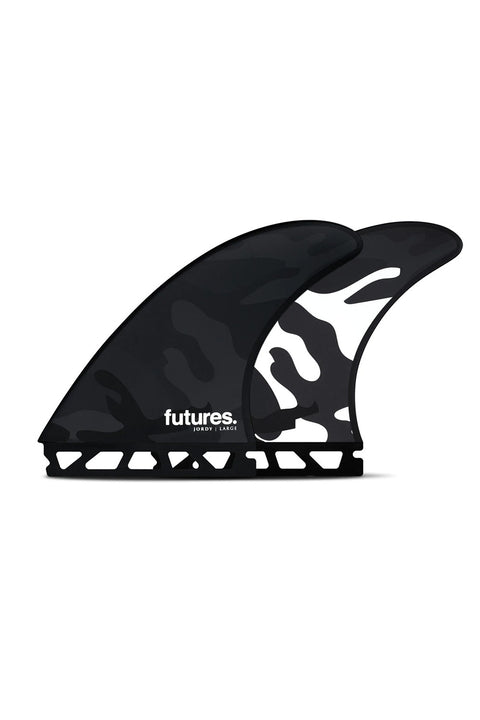 Futures Fins Jordy Large HC Thruster Fin Set - Black / White Camo