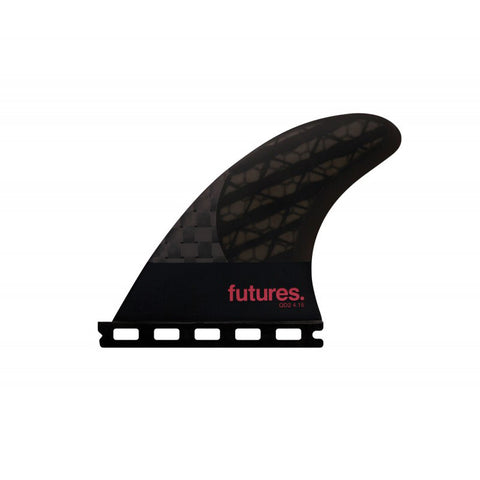 Futures Fins QD2 4.15 Blackstix Quad Rear Pair - Smoke Violet