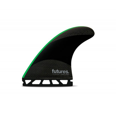 Futures Fins John John Techflex Medium - Black/Neon Green