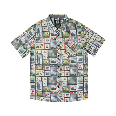 Hippytree Collage Woven Shirt - Natural
