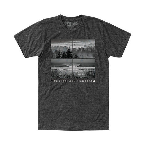 HippyTree Format Tee - Heather Charcoal