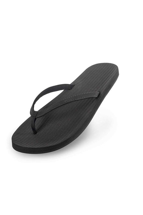 Indosole Women's ESSNTLS Flip Flops - Black