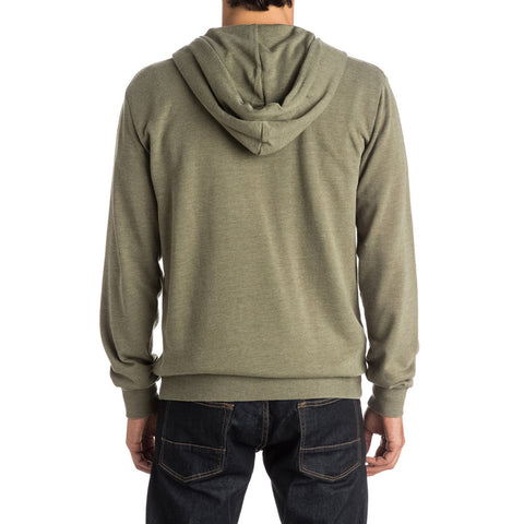 Quiksilver Jungle Forest Zip Hoodie - Dusty Olive