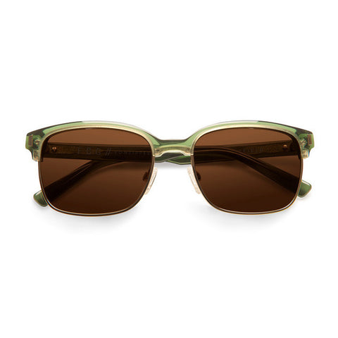 Von Zipper Mayfield Sunglasses - Green Translucent / Bronze