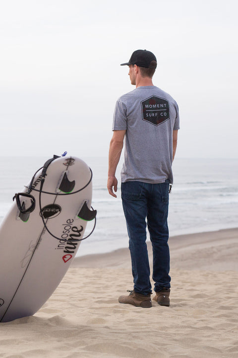 Moment Discovery Division Tee - Heather Grey