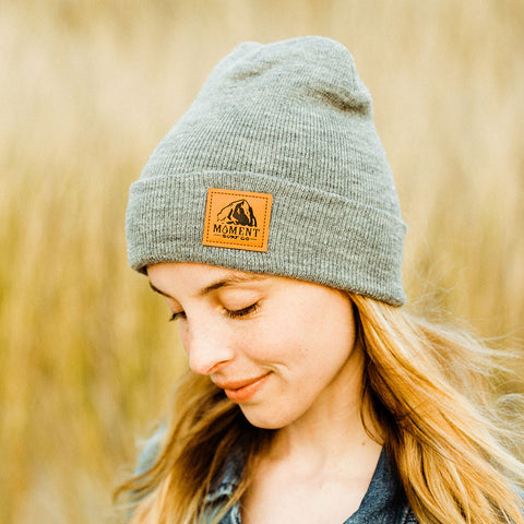 Moment Haystack Beanie - Heather Grey