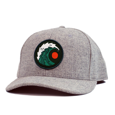 Moment Moon & Wave Hat - Grey Chambray