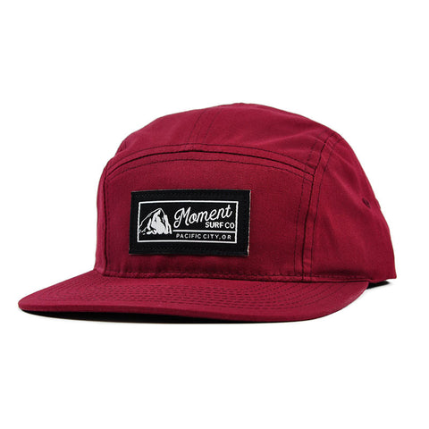 Moment PC Rock 5-Panel Hat - Berry