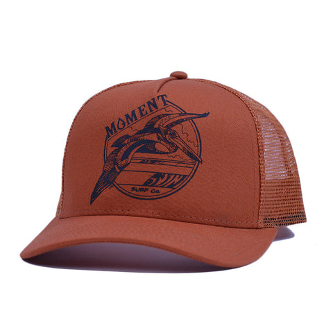Moment Pelican Trucker Hat - Burnt Orange