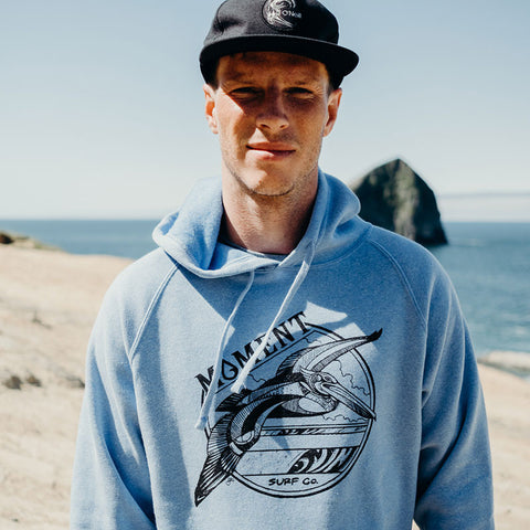 Moment Pelican Pullover Hoodie - Pacific