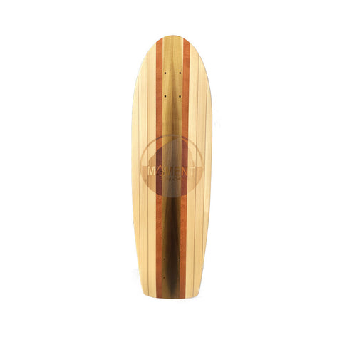 Moment Retro Skateboard Deck - Green Wood