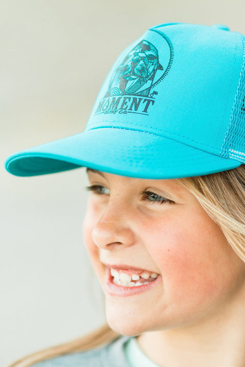 Moment Sea Lion Kids Hat - Tahiti Blue