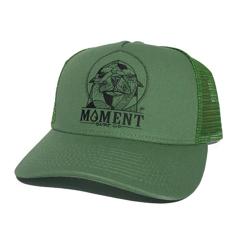 Moment Sea Lion Kids Hat - Candy Apple Green