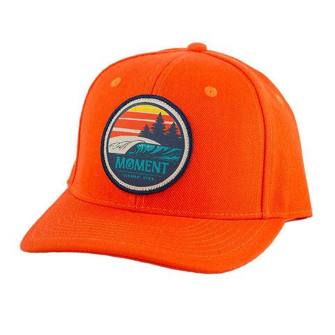Moment Sunset Waves Patch Hat - Tangerine
