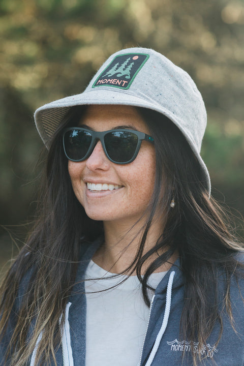 Moment Trees & Waves Boat Hat - Grey