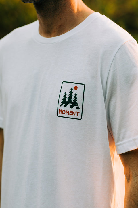 Moment Trees And Waves Tee - White