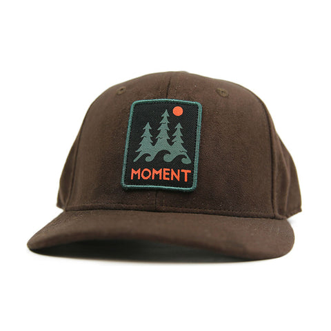 Moment Trees And Waves Hat - Brown Suede