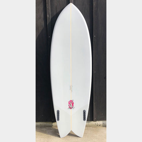 Murdey 5'10" Twin Fin Fish Surfboard