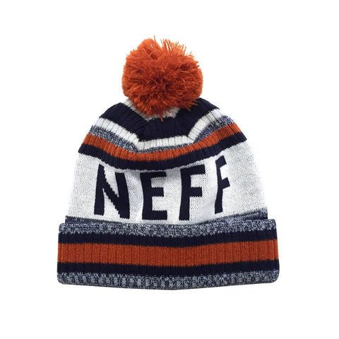 Neff Champion Beanie - Navy / Orange