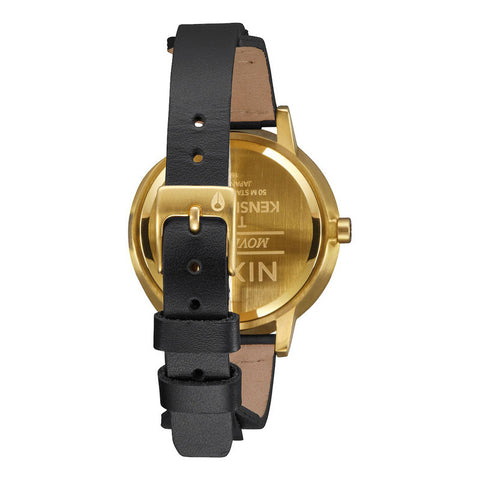 Nixon Kensington Leather Watch - Gold / Bridle