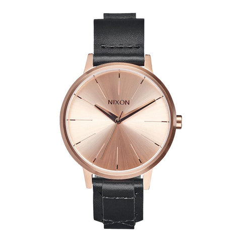 Nixon Kensington Leather Watch - Rose Gold / Bridle