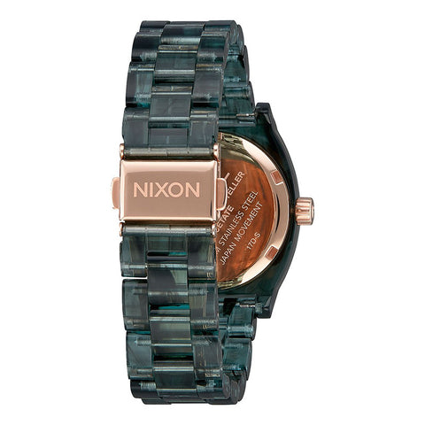 Nixon Medium Time Teller Watch - Acetate Aqua