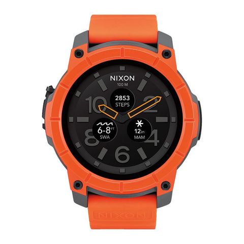 Nixon Mission Watch - Orange / Gray / Black
