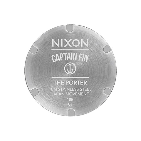 Nixon Porter Leather - Black / Brown Fin