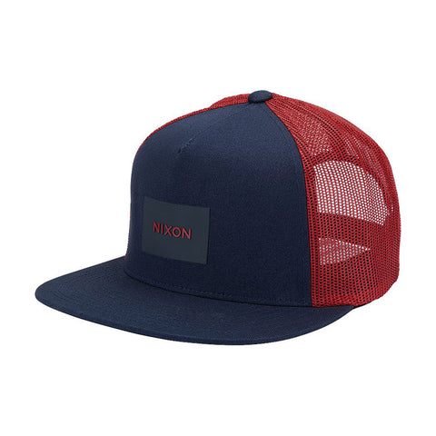 Nixon Team Trucker Hat - Navy / Red