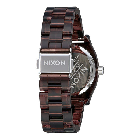 Nixon Medium Time Teller Acetate Watch - Red