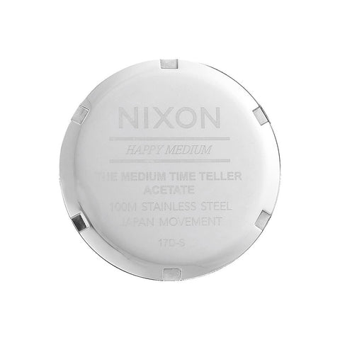 Nixon Medium Time Teller Acetate Watch - Red