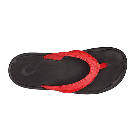 Olukai 'Ohana Sandals - Hibiscus / Black