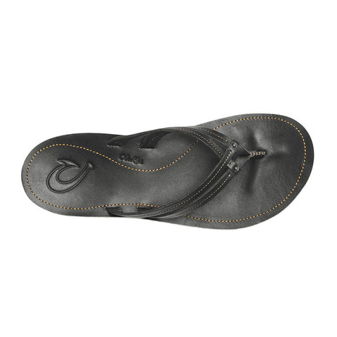 Olukai U'I Sandals - Black / Black | Moment Surf Company