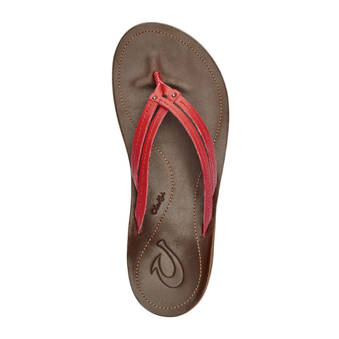 Olukai U'I Sandals - Ohia Red / Dark Java