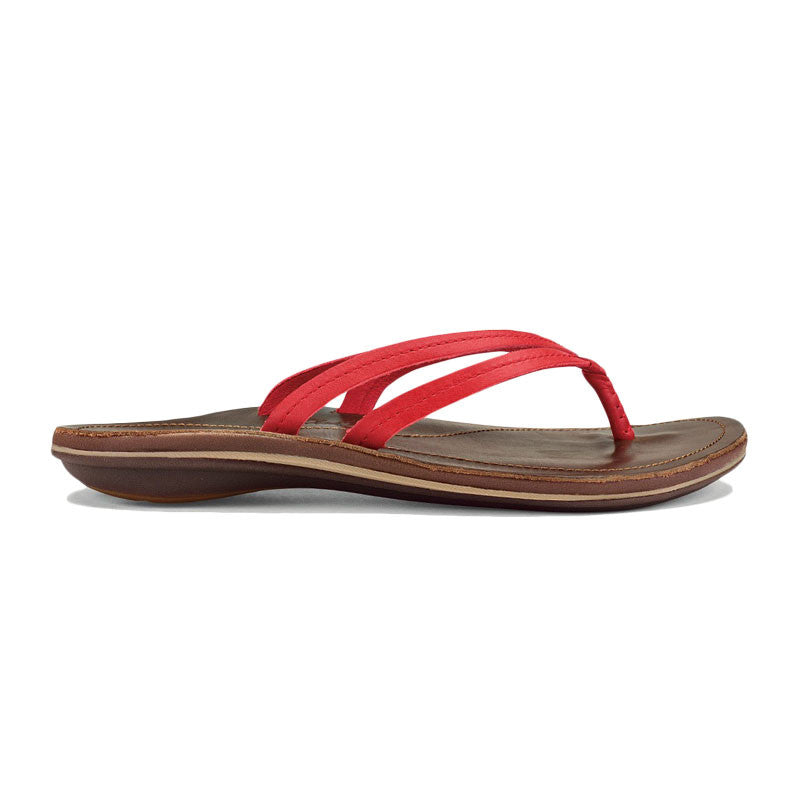 Olukai U I Sandals Ohia Red Dark Java Moment Surf Company