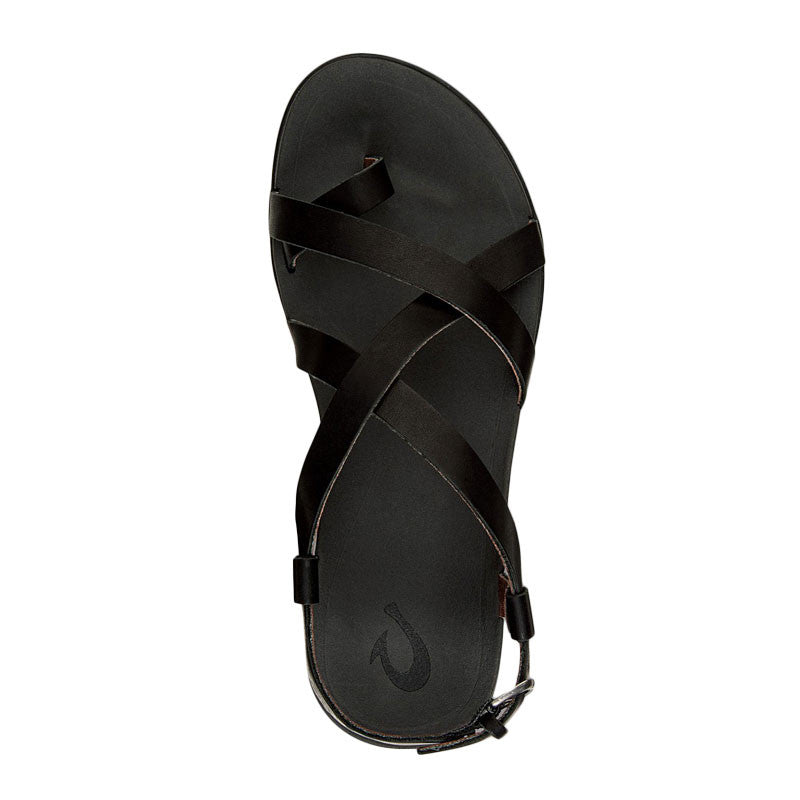 Olukai Upena Sandals Black Black Moment Surf Company