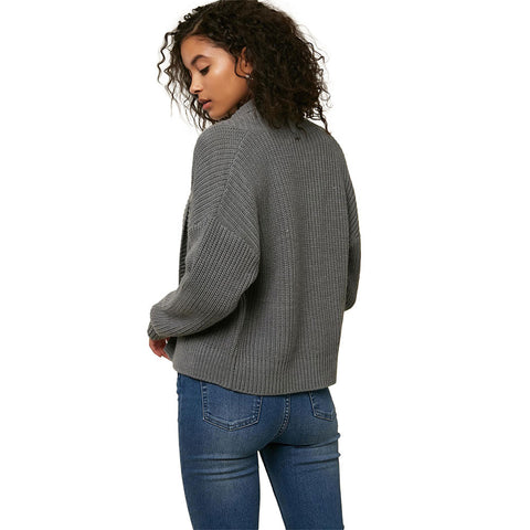 O'Neill Anchor Cardigan Sweater - Charcoal