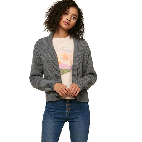 O'Neill Anchor Cardigan Sweater - Charcoal