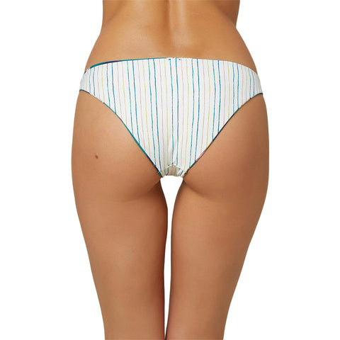 O'Neill Bridget Reversible Classic Bikini Bottom- Seagreen - Back Reverse