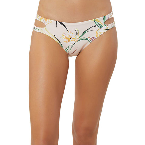 O'Neill Claris Floral Strappy Bikini Bottom