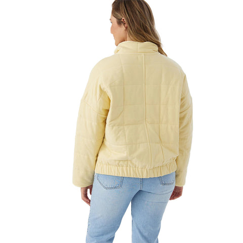 O'Neill Mable Quilted Pullover Jacket - Straw