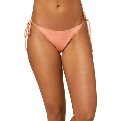 O'Neill Maracas Saltwater Solids Side Tie Bikini Bottom - Canyon Clay