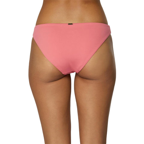 O'Neill Saltwater Solids Rockley Classic Bikini Bottoms - Vintage Red