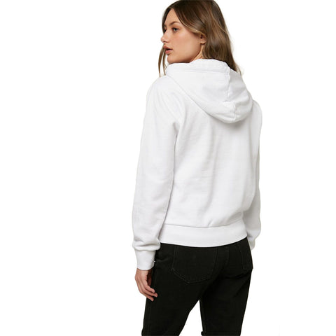 O'Neill Women Of The Wave Offshore Tides Pullover Fleece - White