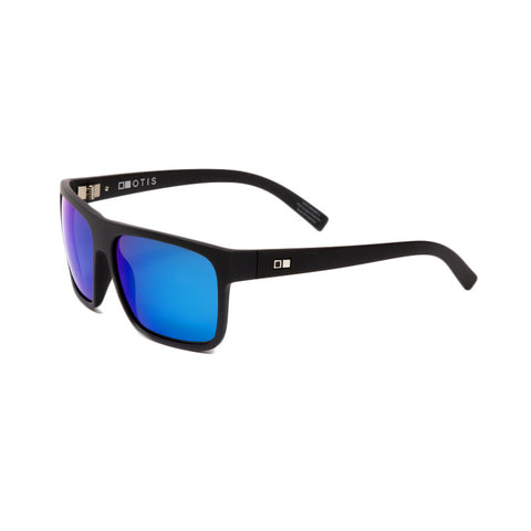 Otis After Dark Reflect Sunglasses - Matte Black / Mirror Blue / Polar