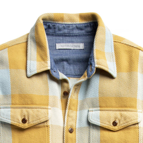 Outerknown Blanket Shirt - Sky High Desert Plaid