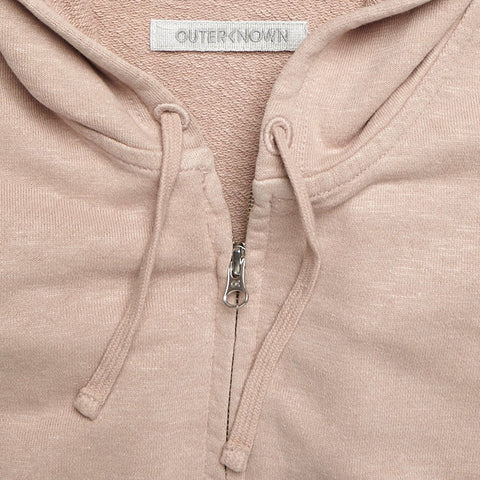 Outerknown Sur Zip Hoodie - Pink Moment
