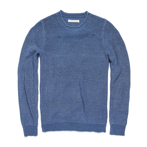 Outerknown Waterless Sweater - Waterless Blue